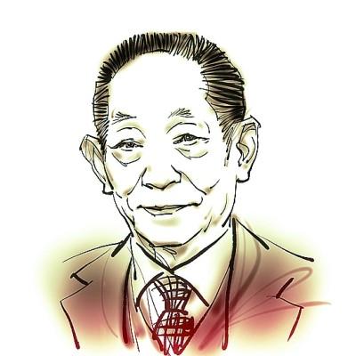 袁隆平人物素描 郭红松绘【百名院士的红色情缘"正是由于党和政府的