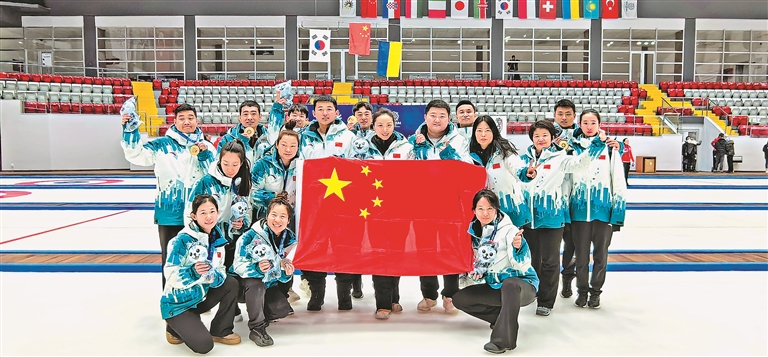 聽障冬奧會冰壺項目中國隊獲佳績