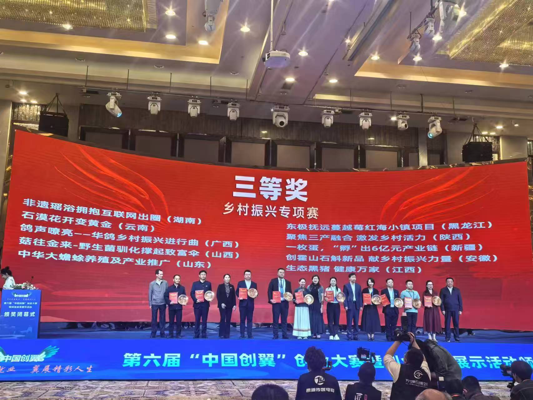 东极抚远蔓越莓红海小镇项目荣获“中国创翼”创业创新大赛乡村振兴赛道三等奖（2）.jpg