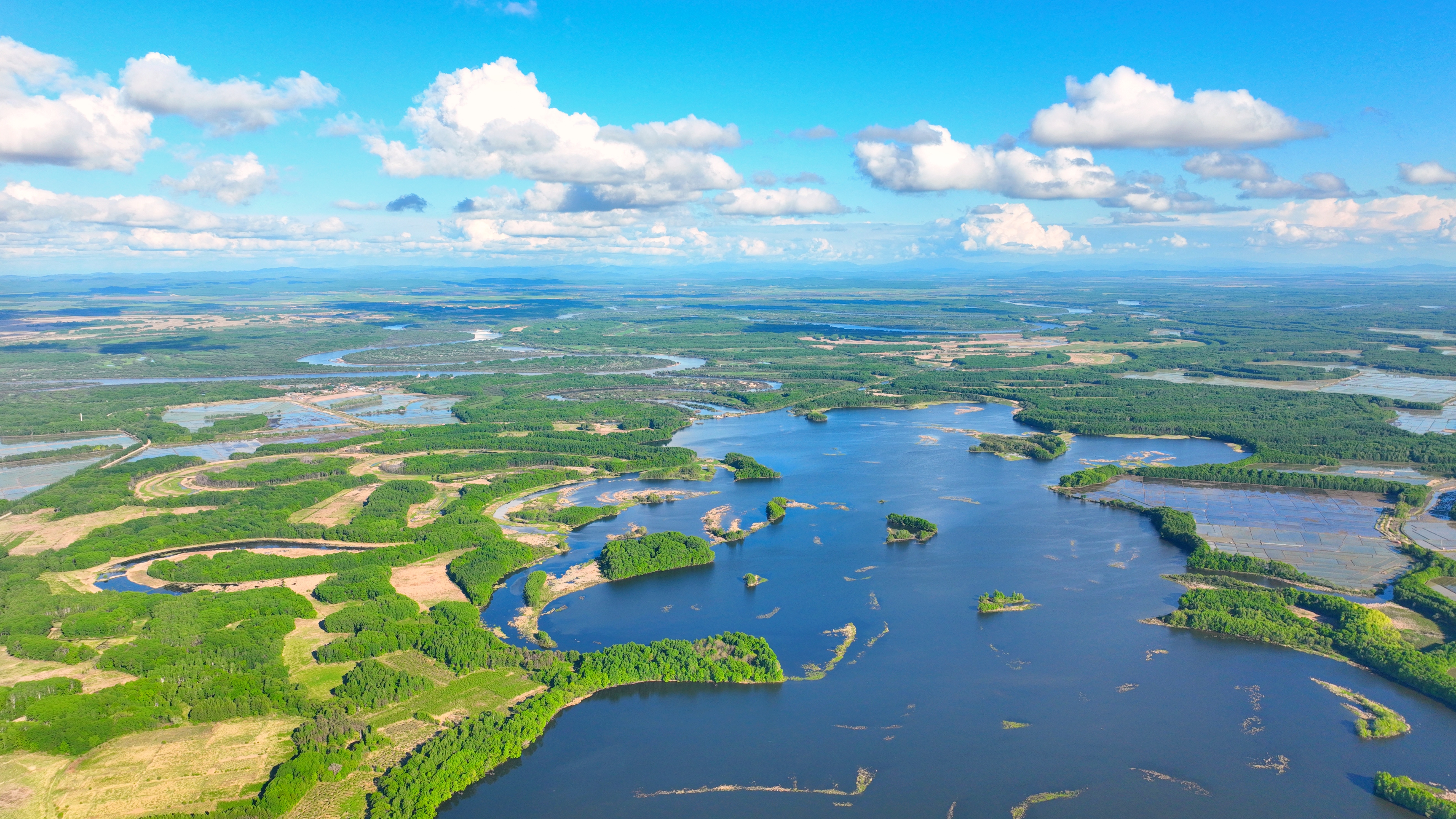 夏日有清凉赏稻田画坐小火车避暑就到北大荒